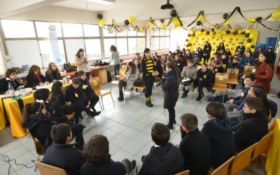 Alumnos de 6° básico compiten en una nueva versión de Spelling Bee