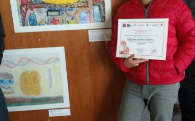 Alumno del Colegio Arturo Matte Larraín supera a más de mil niños en concurso internacional de pintura