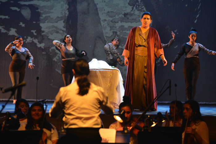 Alumnos llenan el Teatro CorpArtes en funciones de la Opera Orfeo y Eurídice