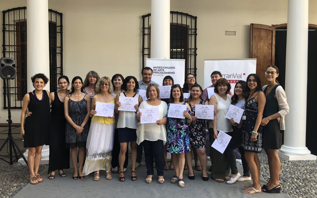 Profesores se capacitaron en el Museo Chileno de Arte Precolombino