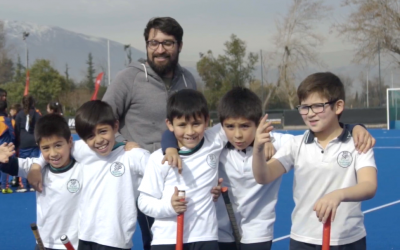 Más de 200 alumnos participan del Festival de hockey en el Country Club