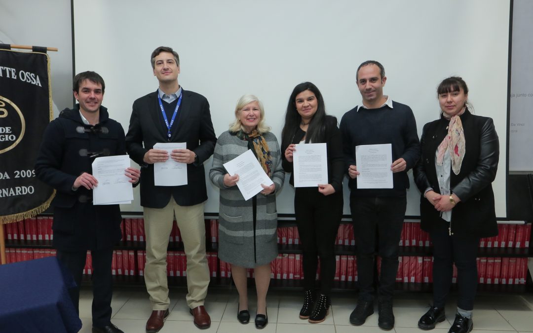 Firma de convenio beneficia a alumnos del Técnico Profesional del Colegio Eliodoro Matte Ossa