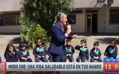 Nestle y TVN lanzan programa de vida saludable «Modo eNe» en colegio SIP con alumnos de prebásica