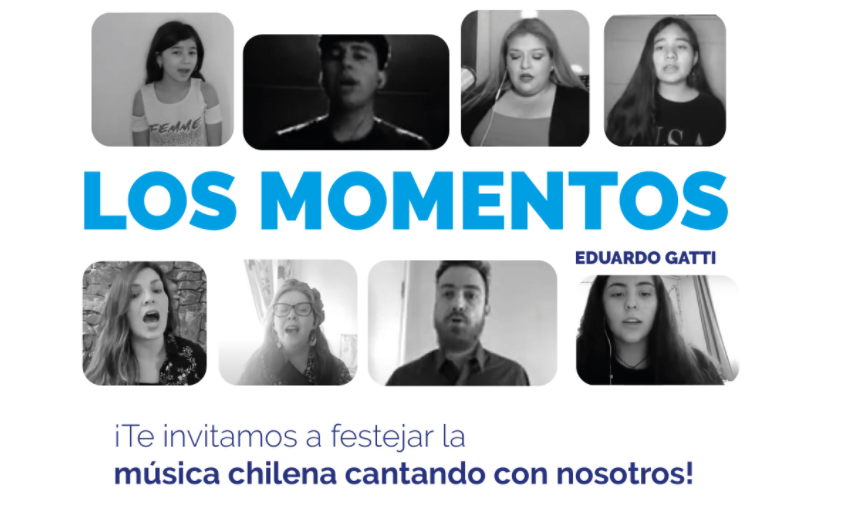 Celebremos los 50 años «Los momentos» junto a Eduardo Gatti y forma parte del gran coro virtual