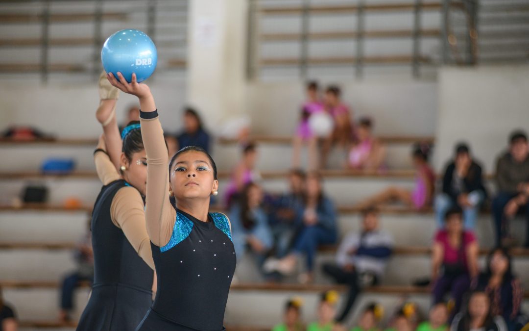 Selección de Gimnasia Rítmica SIP se luce en festival que agrupa a los mejores colegios de la Región Metropolitana