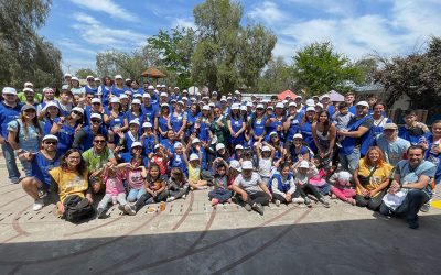 Más de 200 voluntarios de Fundación Mi Parque y Banco BICE se unen para realizar obras de mejoramiento el Colegio Rosa Elvira Matte de Prieto