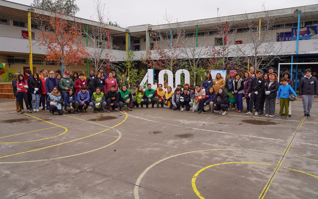 Inauguración de obras de mejoramiento en el Colegio José Agustín Alfonso junto a Fundación Mi Parque