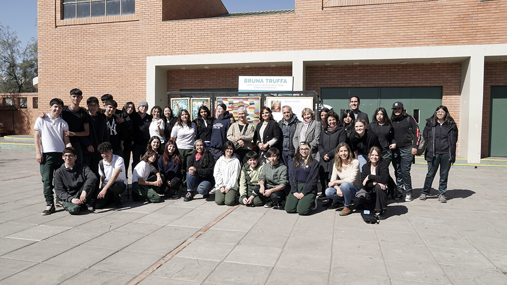 #ExperienciaSIP: Artista Bruna Truffa visita el Colegio Los Nogales