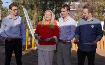 Inauguración de nuevos patios