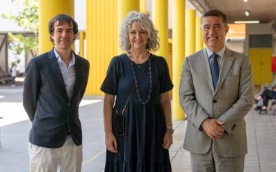 Alcalde Mario Desbordes visita Colegio Francisco Arriarán
