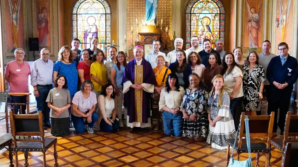 Profesores de Religión SIP participan en jornada formativa en el Arzobispado de Santiago junto al Monseñor Alberto Lorenzelli