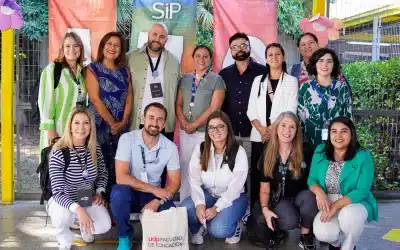 Visita de directores de Brasil al colegio Rosa Elvira Matte de Prieto