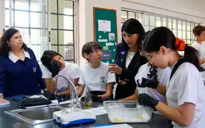 Futura ministra de Ciencias visita el Colegio Los Nogales