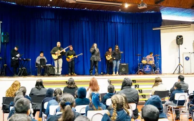 Inclusión en acción: Orquesta Sonidos de Luz emocionó a comunidad educativa del Colegio Jorge Alessandri Rodríguez